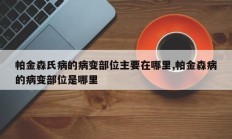 帕金森氏病的病变部位主要在哪里,帕金森病的病变部位是哪里