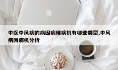 中医中风病的病因病理病机有哪些类型,中风病因病机分析