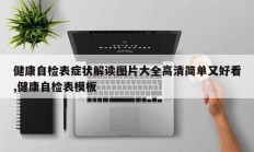 健康自检表症状解读图片大全高清简单又好看,健康自检表模板